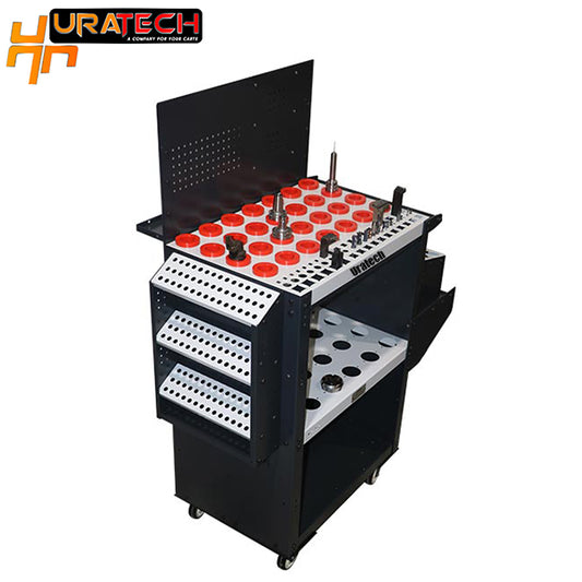 CNC Lathe scoot from Uratech - Left side view
