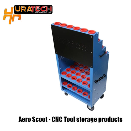 CNC Tool cart - Aero scoot for for all types of holders from Uratech