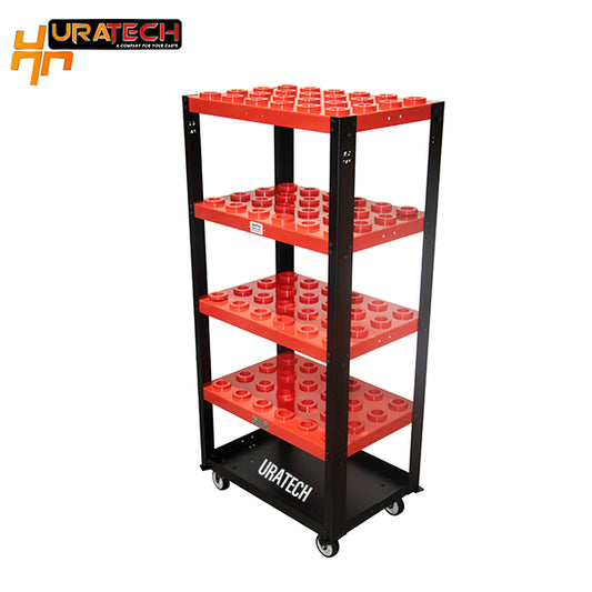 CNC Tool cart for HSK100A-HSK100C tool holders from Uratech - Spacemax plus scoot - 1800 lbs capacity