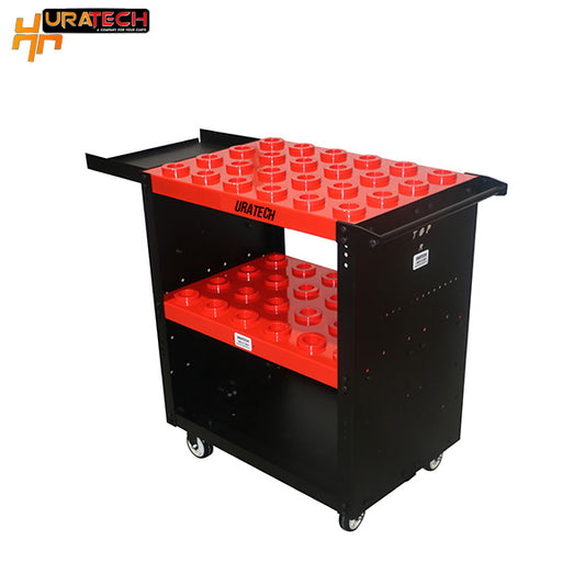 CNC Tool cart from Uratech for CAT50-BT50-DV50- NMTB50-ISO50 taper holders - Army scoot - 1800lbs capacity