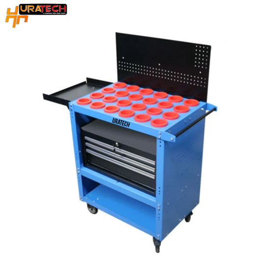 CNC Tool cart with lockable drawers from Uratech