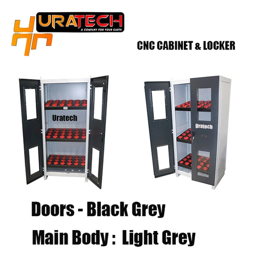 CNC Tool holder cabinet and locker from Uratech for all types of CNC holders