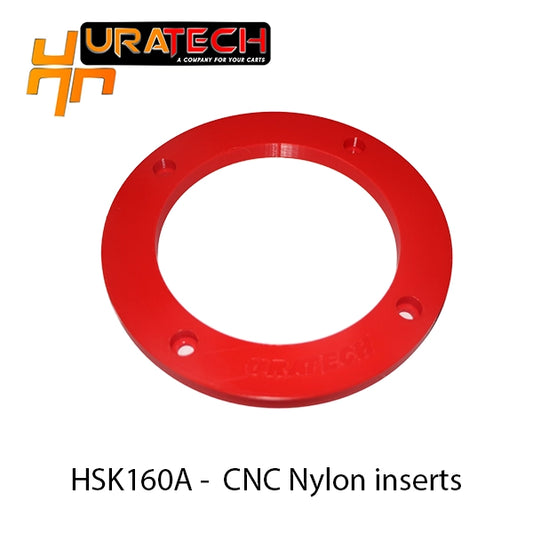 CNC nylon inserts for HSK160A tool holders from Uratech