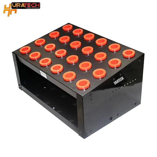 CNC Storage rack for all types of holders from Uratech - Work bench scoot - Black color