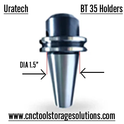 Uratech BT 35 CNC Tool cart - Single scoot