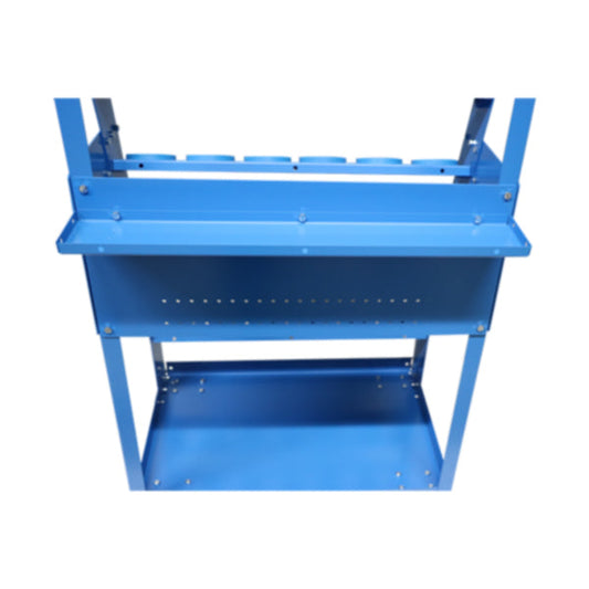 Back side view of CNC Tool cart from Uratech - Ladder model