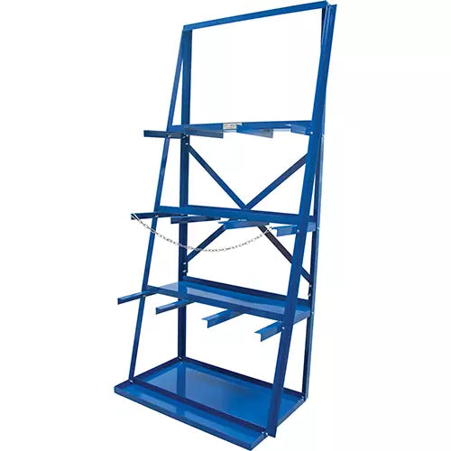 Bar Storage Rack with Vertical Bar Slots and 3 Shelves from Uratech ...