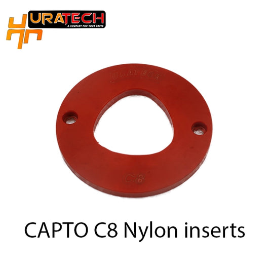 CAPTO C8 Red nylon inserts from Uratech