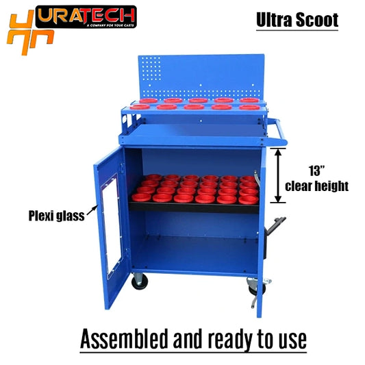 CNC Cabinet with Plexi glass and durable nylon inserts from Uratech.