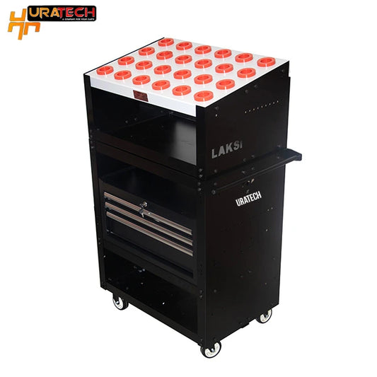 CNC Mill scoot for all types of holders from Uratech - Black and white grey color