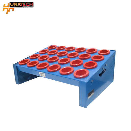 CNC Storage rack for CAPTO C6 holders from Uratech - CNC Bench tray