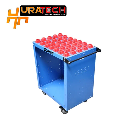 CNC Tool cart for CAPTO C4 tool holders from Uratech with Sandvik inserts - Single scoot