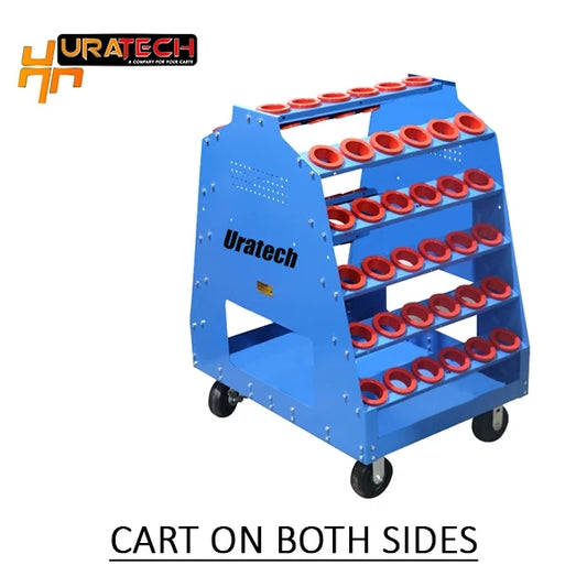 CNC Tool cart for CAT50-BT50-DV50-NMTB50-SK50-ISO50 taper holders from Uratech - Twin scoot