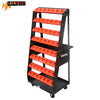 CNC Tool cart for HSK50B-HSK50D-HSK50F tool holders from Uratech - Tree scoot - 1800 lbs capacity - Red