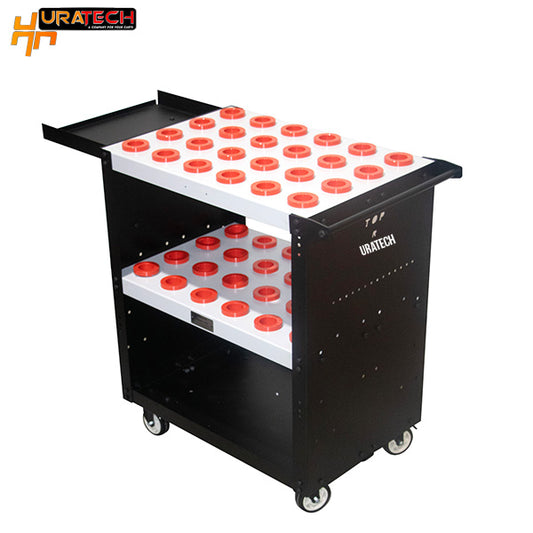 CNC Tool cart from Uratech - Army scoot -  Grey white color