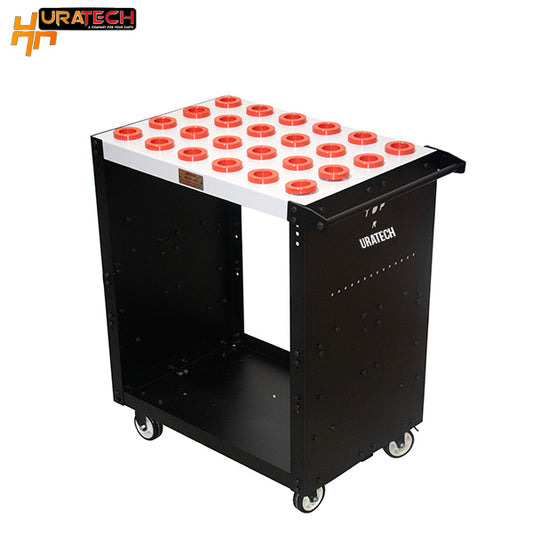 CNC Tool cart from Uratech - Single scoot - Grey White color - 1400 lbs capacity