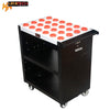 CNC Tool cart for CAPTO C3 tool holders from Uratech - Super scoot, 1800 lbs capacity - Gray