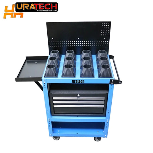 CNC Tool cart with lockable drawer for CAPTO C10 holders from Uratech