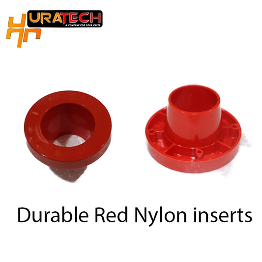 Durable red nylon CNC inserts for KM63-Kennametal tool holders from Uratech