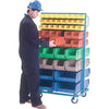 All-Welded Mobile Bin Rack – Double Sided
