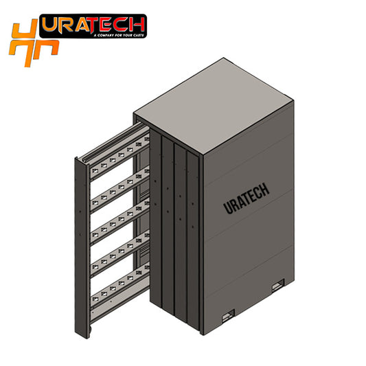 Pull out CNC tool holder cabinet and locker for HSK40A-HSK40C-HSK40E holders from Uratech