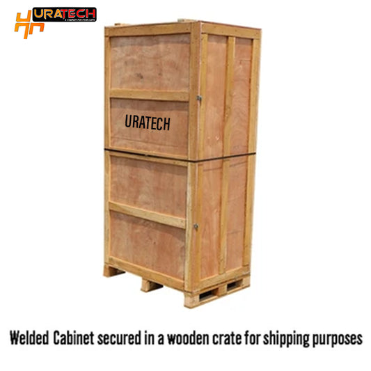 Wooden crate for all assembled products from Uratech